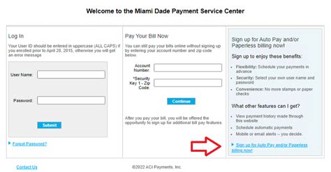Welcome to the Miami Dade Payment Service Center.